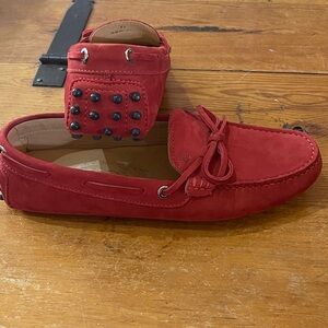 Tod's Bold Red Loafers